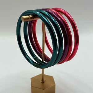 Budhagirl Vibrant Color Bangles Set 5